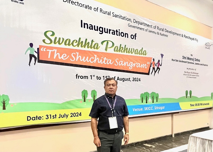 Nikhil Pran at Swachhta Pakhwada Event - SKICC Srinagar