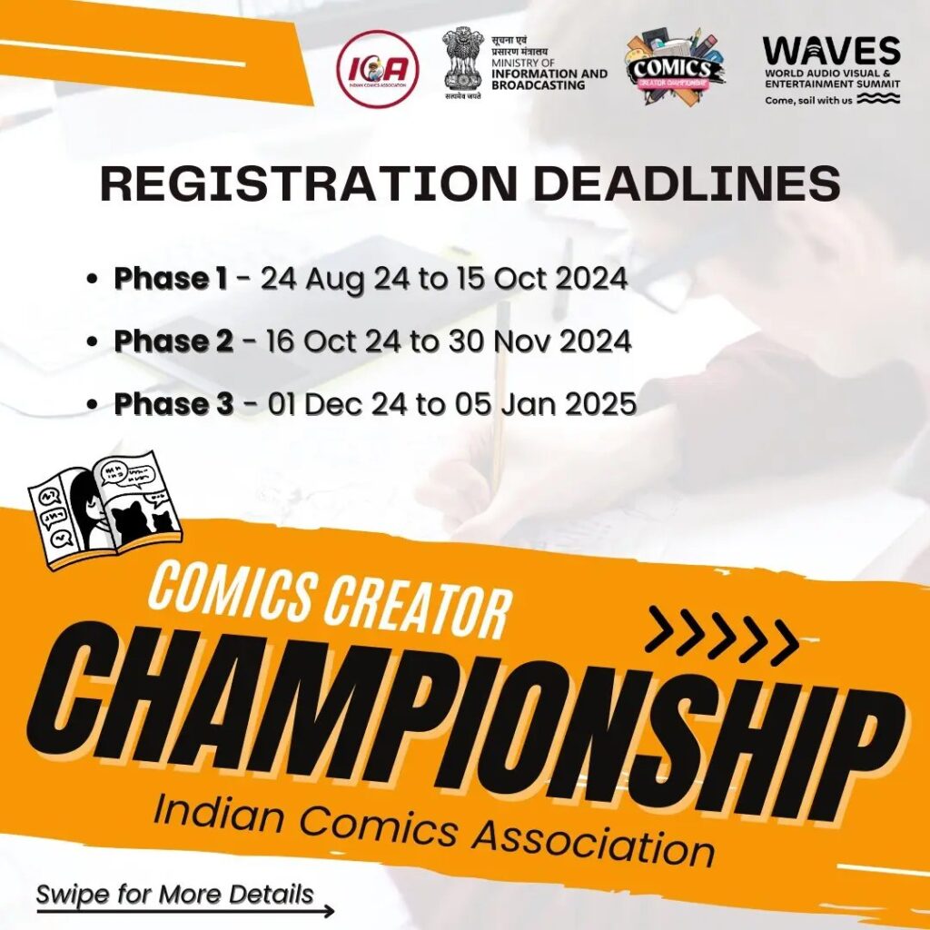 Comics Creator Championship - Indian Comics Association - Competition Details