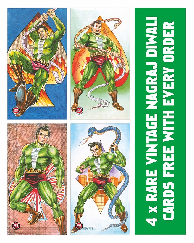 "Raj Comics By Manoj Gupta - Diwali Sale - Post Cards" 