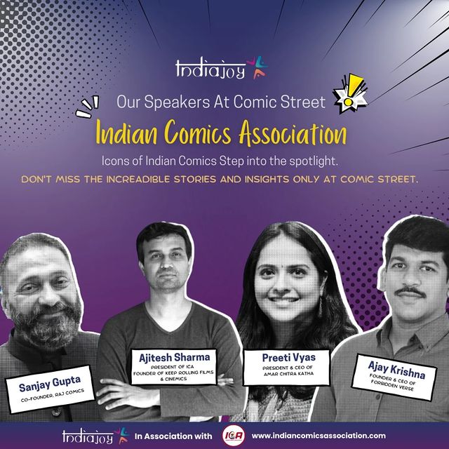 Indian Comics Association - India Joy And Comic Street Event