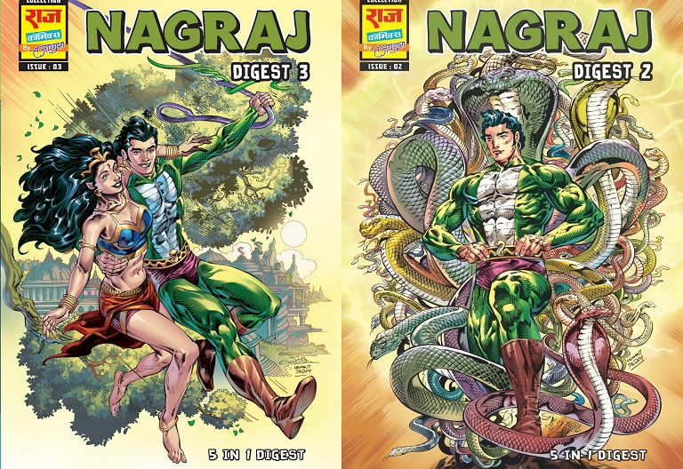 Nagraj Digest  2 & 3 - English - Raj Comics By Sanjay Gupta