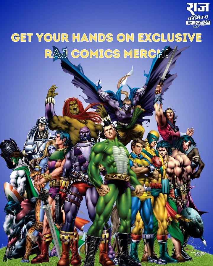 Raj Comics By Sanjay Gupta - Comics Merch