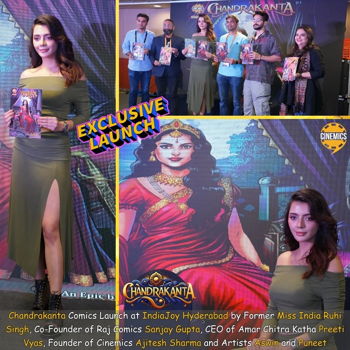 Ruhi Singh at India Joy Awards - Exclusive Comic Book Lunch Of 'Chandakanta' By Cinemics