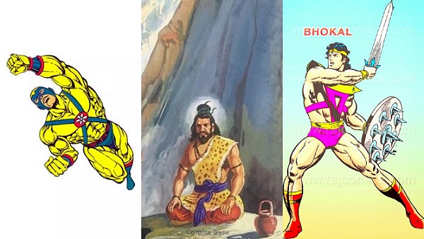 Raj Comics - Bhokal, Parmanu and Tilismdev