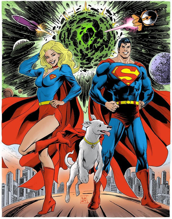 Superman, Supergirl and Krypto - Tom Derenick - DC Comics