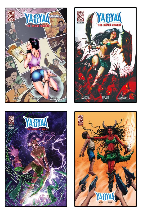 Yagyaa Vol 1-4 Horror Comics set