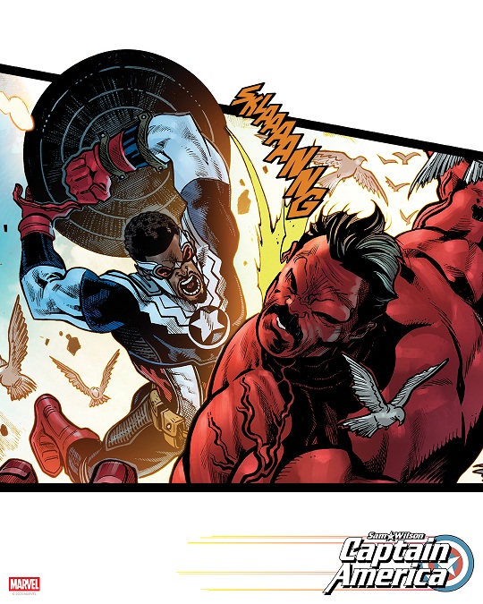 Sam Wilson vs. Red Hulk