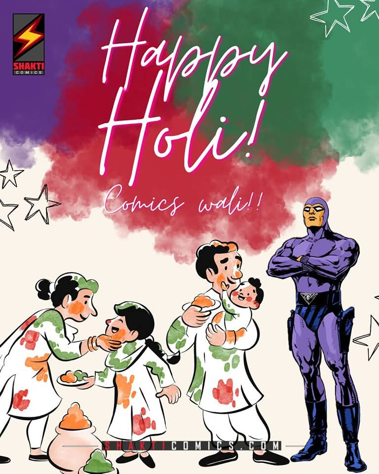 Shakti Comics - Happy Holi