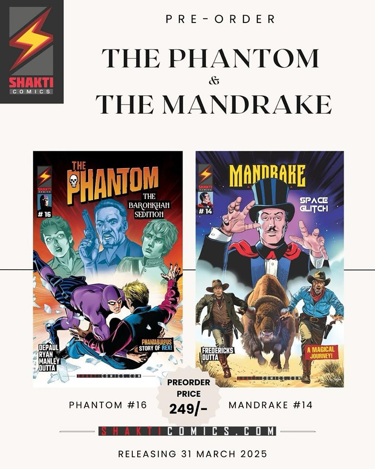 The Phantom & The Mandrake - Shakti Comics - Pre Order