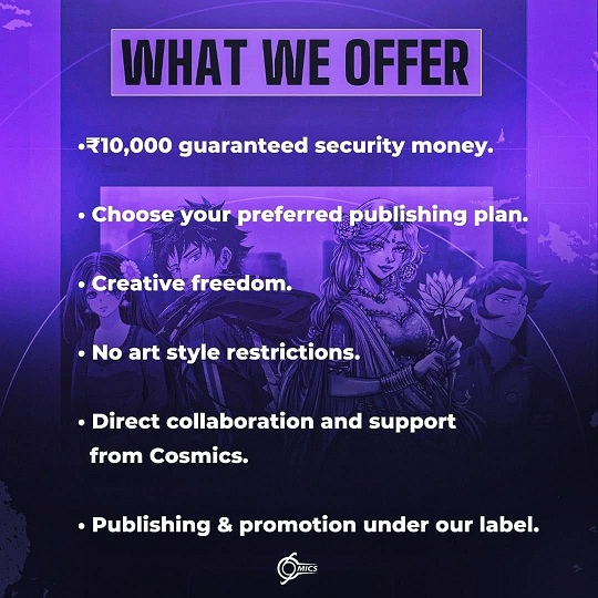 Cosmics Creatorship - Indian Manga