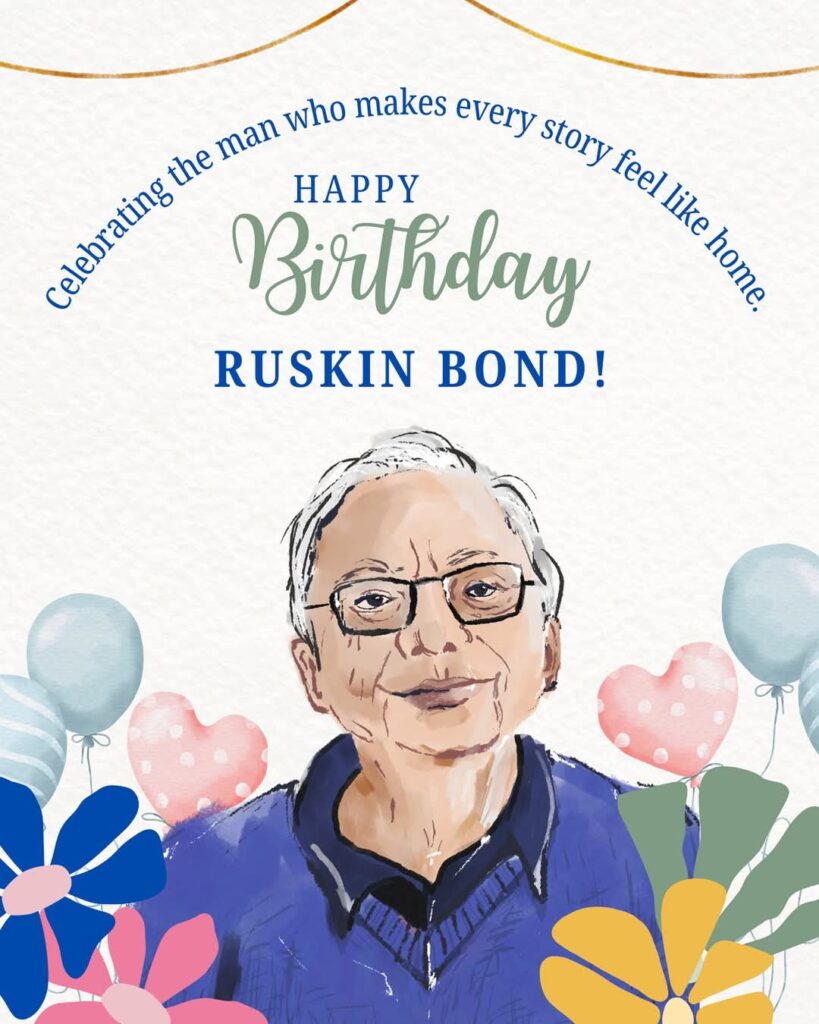 Ruskin Bond Birthday
