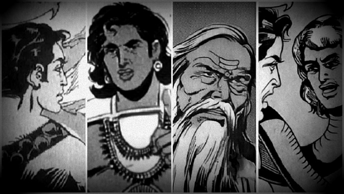 Ajgar Aur Trikaldev - Manoj Comics Characters