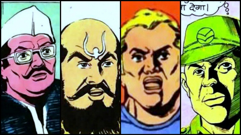 Ankh Se Tapka Khoon - Manoj Comics - Characters