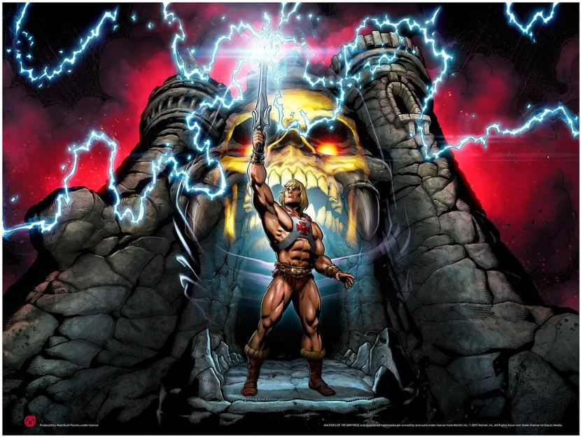 He-man And The Masters Of The Universe - He-Man In Front Of Castle Grayskull