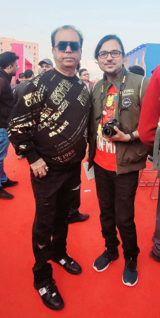 Vinod Bhatia and Mainak Banerjee - At Comic Con Delhi 2022