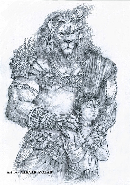 Mahavatar Narsimha - Bhakt Prahlad - Aakaar Avatar Jain