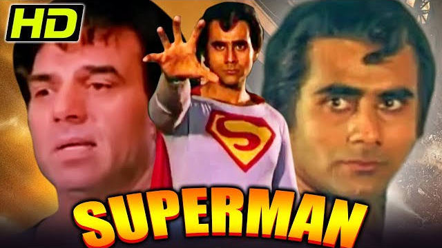 Punit Issar and Dharmendra - Superman (1987) Movie