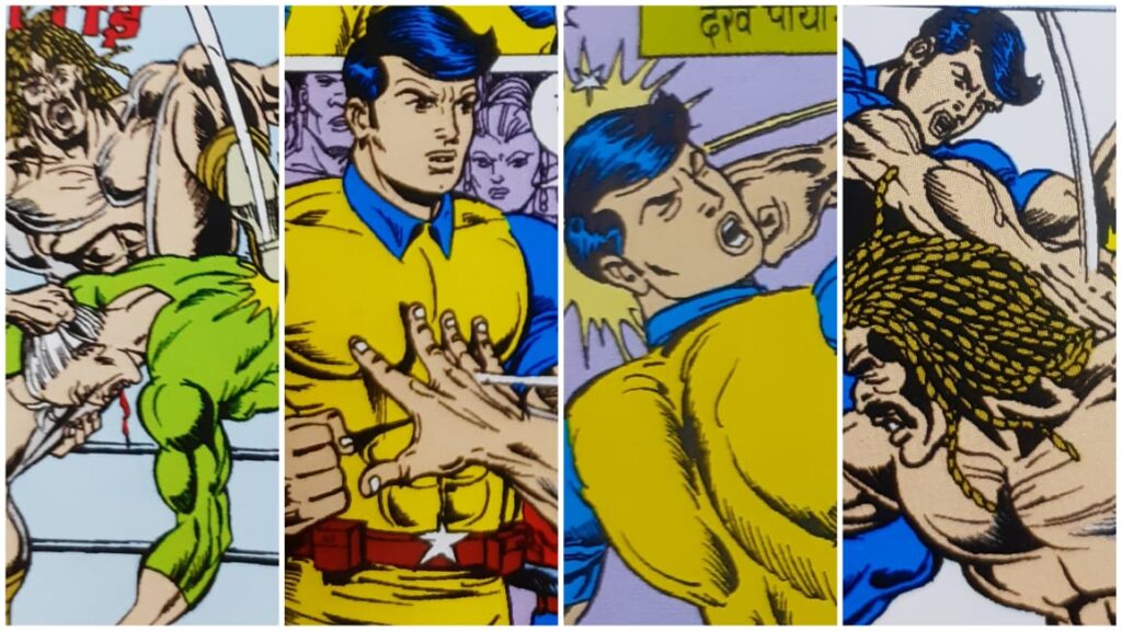 Ateet - Super Commando Dhruv - Raj Comics - Panel & Balloons - 5