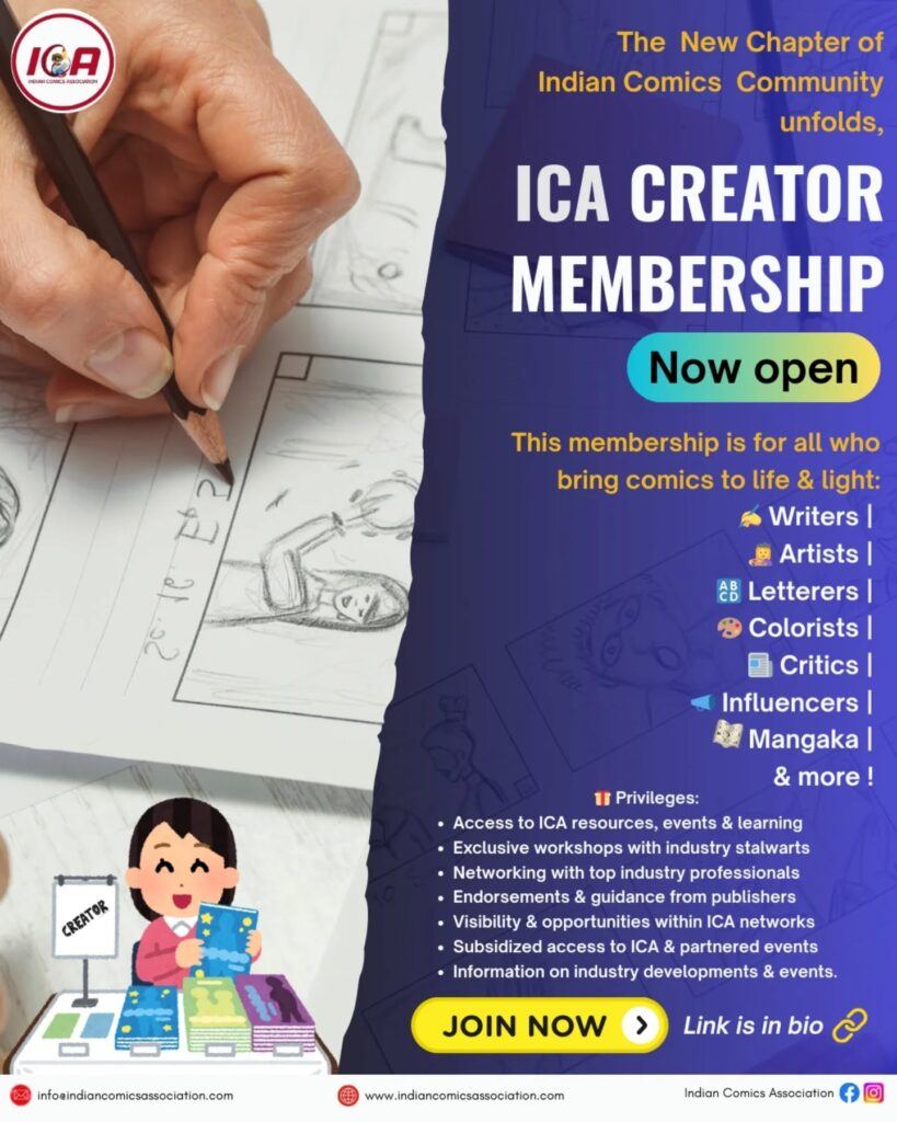 Indian Comics Association - Creator Memberships