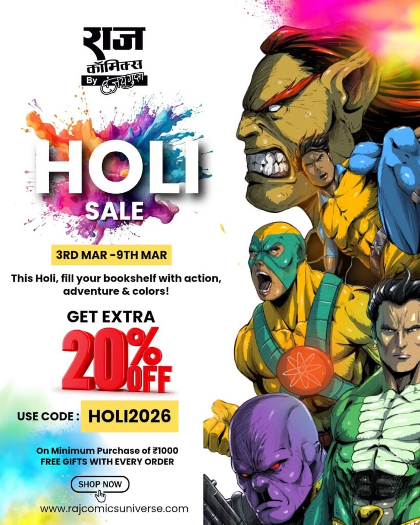 Raj Comics By Sanjay Gupta - Holi Sale 2026