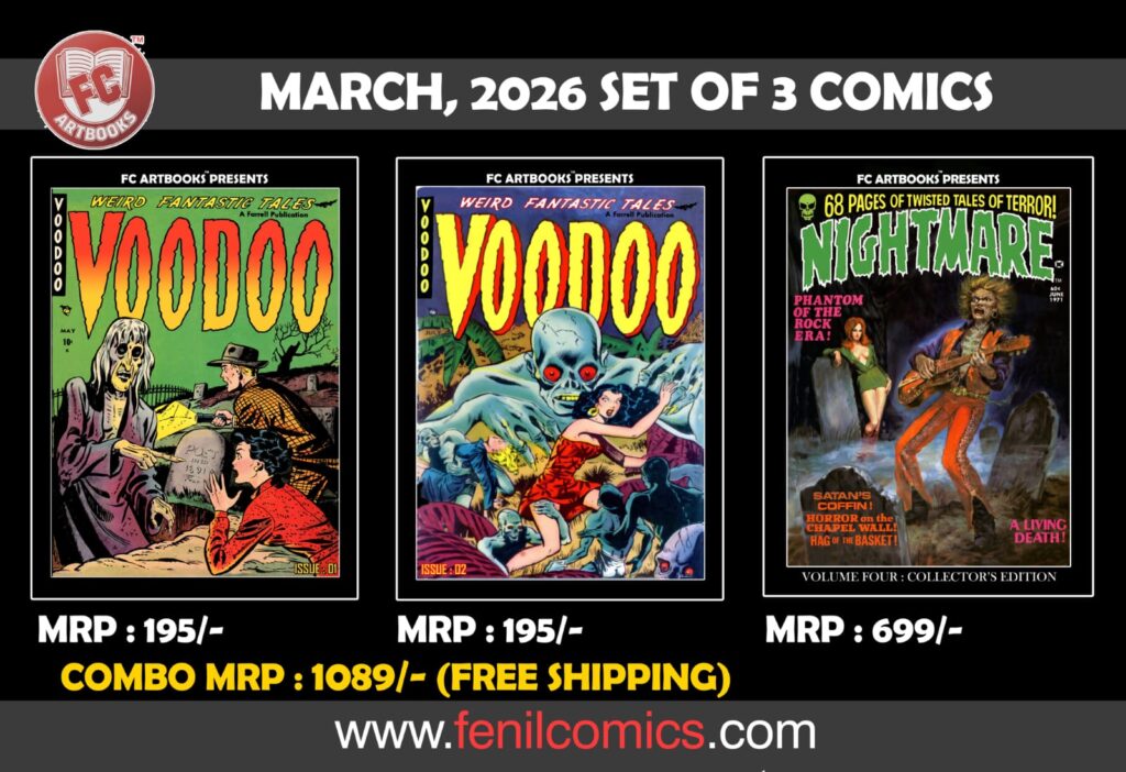 FC ARTBOOKS - SET OF 3 HORROR COMICS - FENIL COMICS