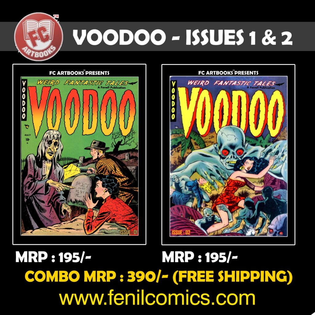 FC ARTBOOKS - VOODOO ISSUES 1 & 2 - FENIL COMICS