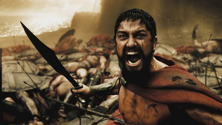Gerard Butler As King Leonidas - 300 Movie By Zack Snyder