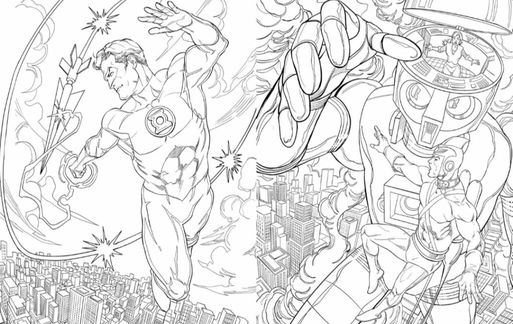 DC Showcase: The Official Coloring Book