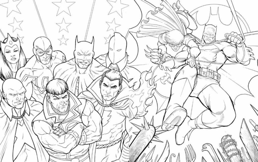 DC Showcase: The Official Coloring Book