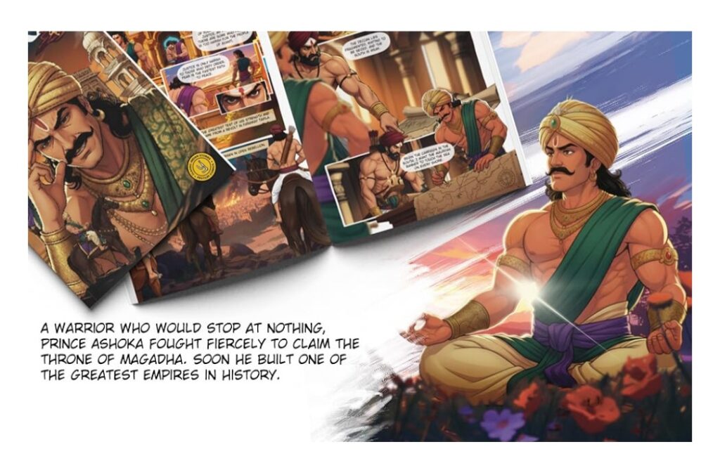 The Life Of Emperor Ashoka - Pratilipi Comics
