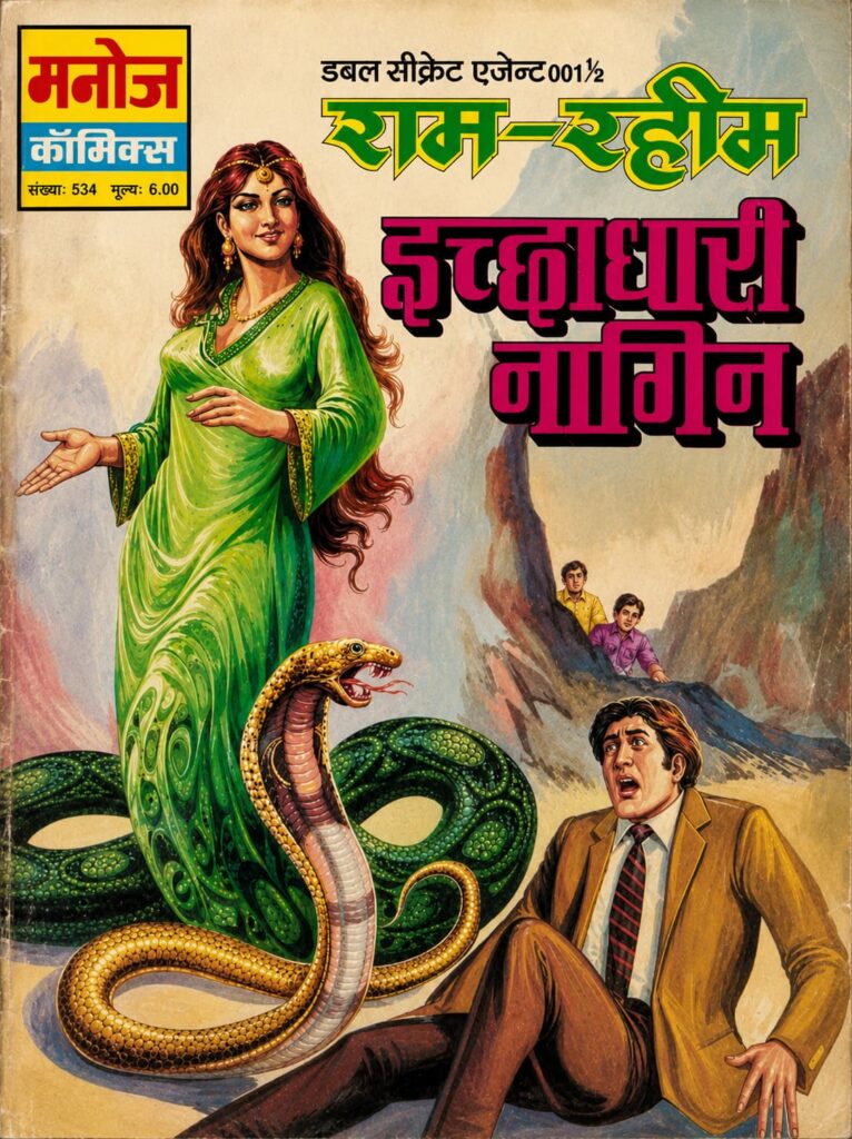 "Icchadhari Nagin" - Ram-Rahim - Manoj Comics
