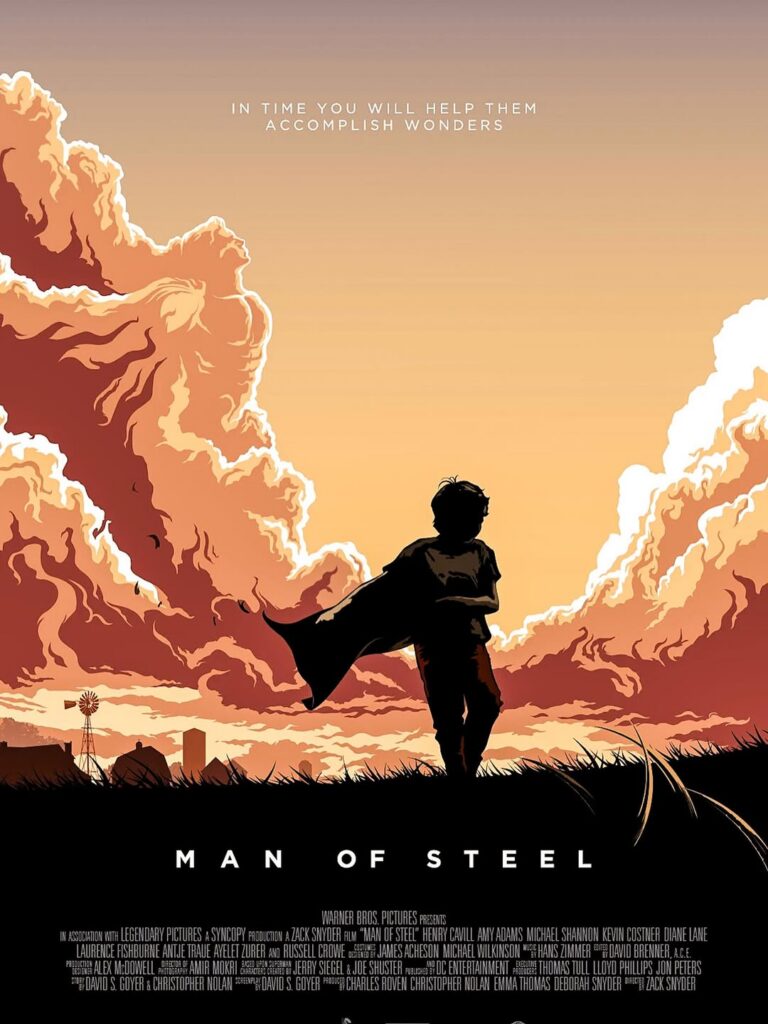 Zack Snyder - Man Of Steel Poster