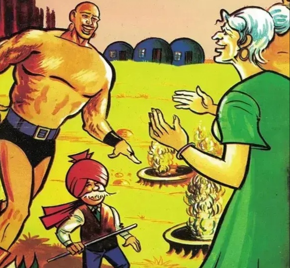 Chacha Chaudhary Aur Sabu Ka Vatan - Diamond Comics - Cartoonist Pran 