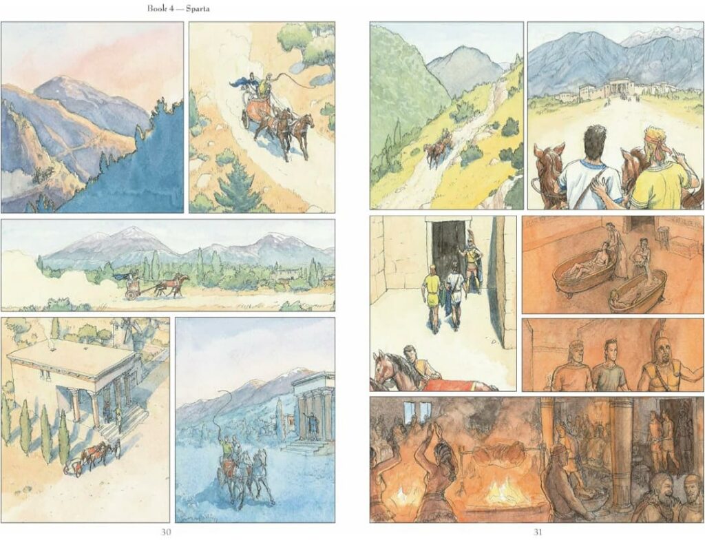 The Odyssey: A Graphic Novel by Gareth Hinds