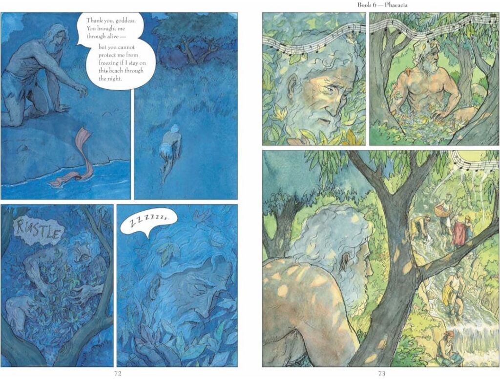 The Odyssey: A Graphic Novel by Gareth Hinds