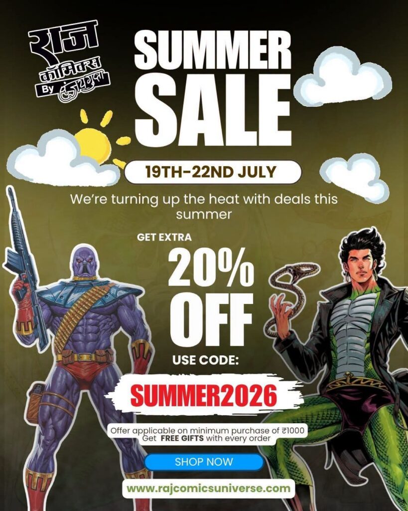 Raj Comics Summer Sale 2026