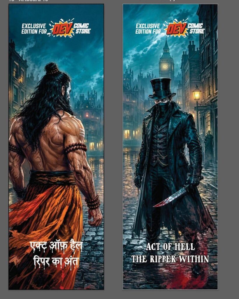 Act Of Hell: Ripper Ka Ant - Special Bookmarks - Dev Comic Store