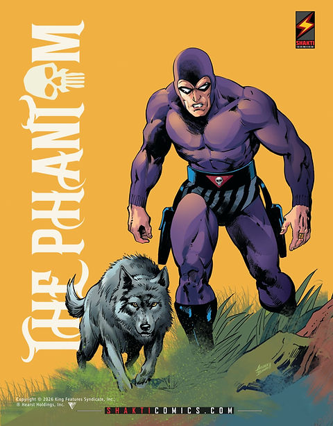 The Phantom - Poster By Shakti Comics 
Art By Avishek Biswas 