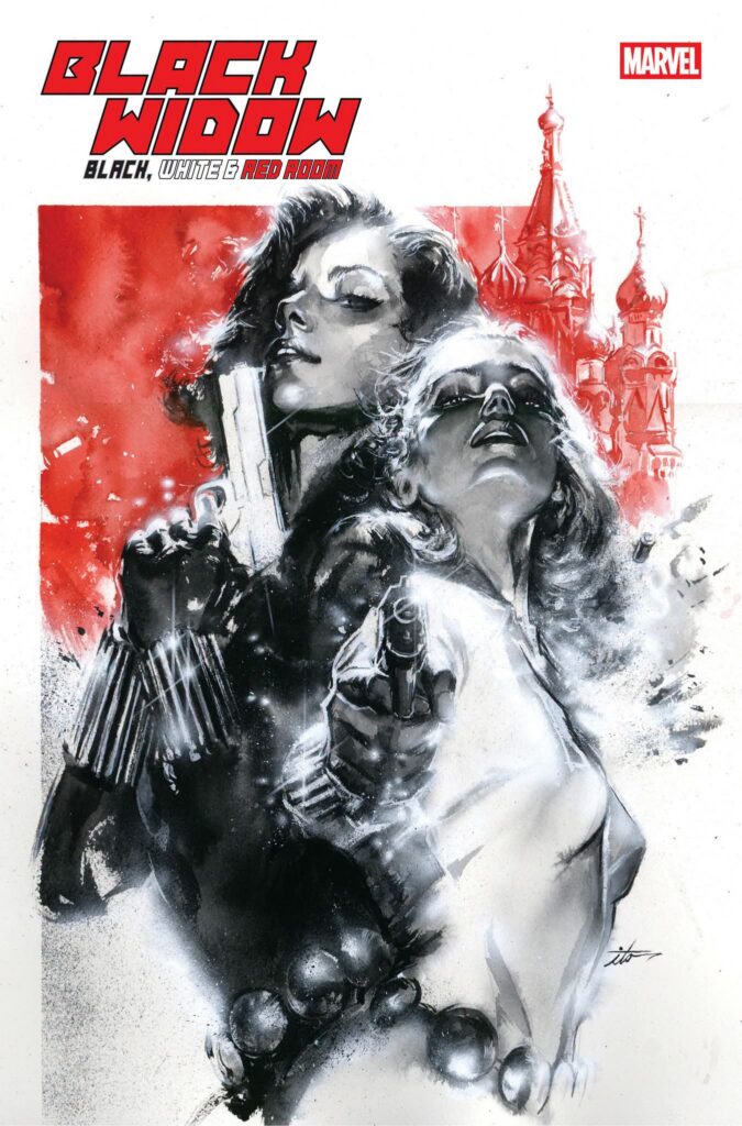 Black Widow - Black, White & Red Room