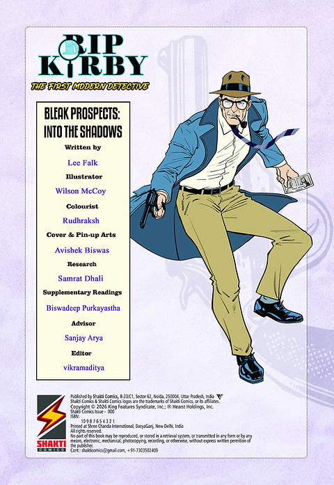 Rip Kirby - Bleak Prospects: The Trap - Shakti Comics