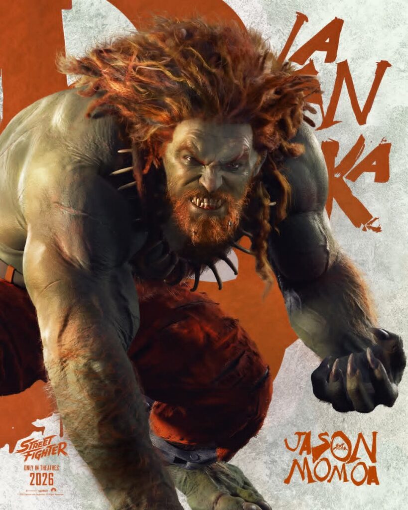 Street Fighter - Jason Momoa as Blanka